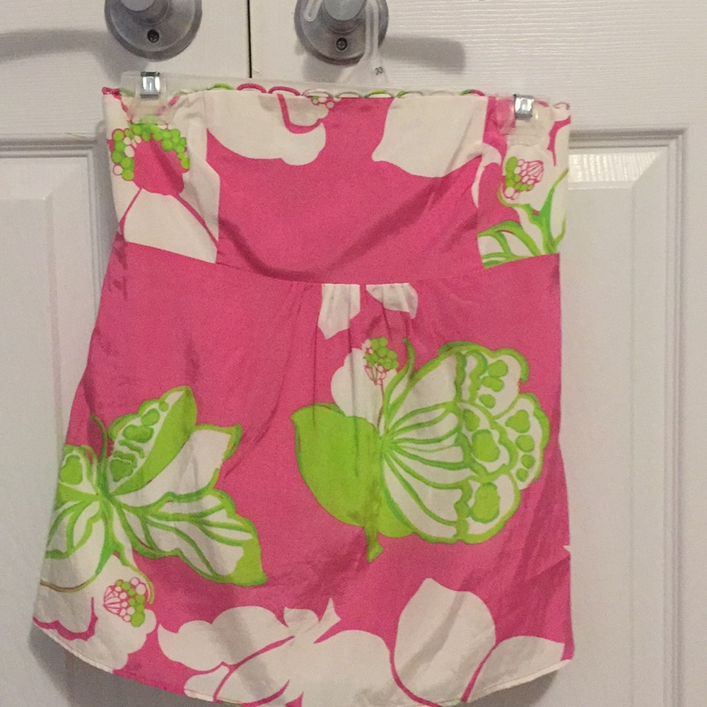 Lilly Pulitzer strapless top